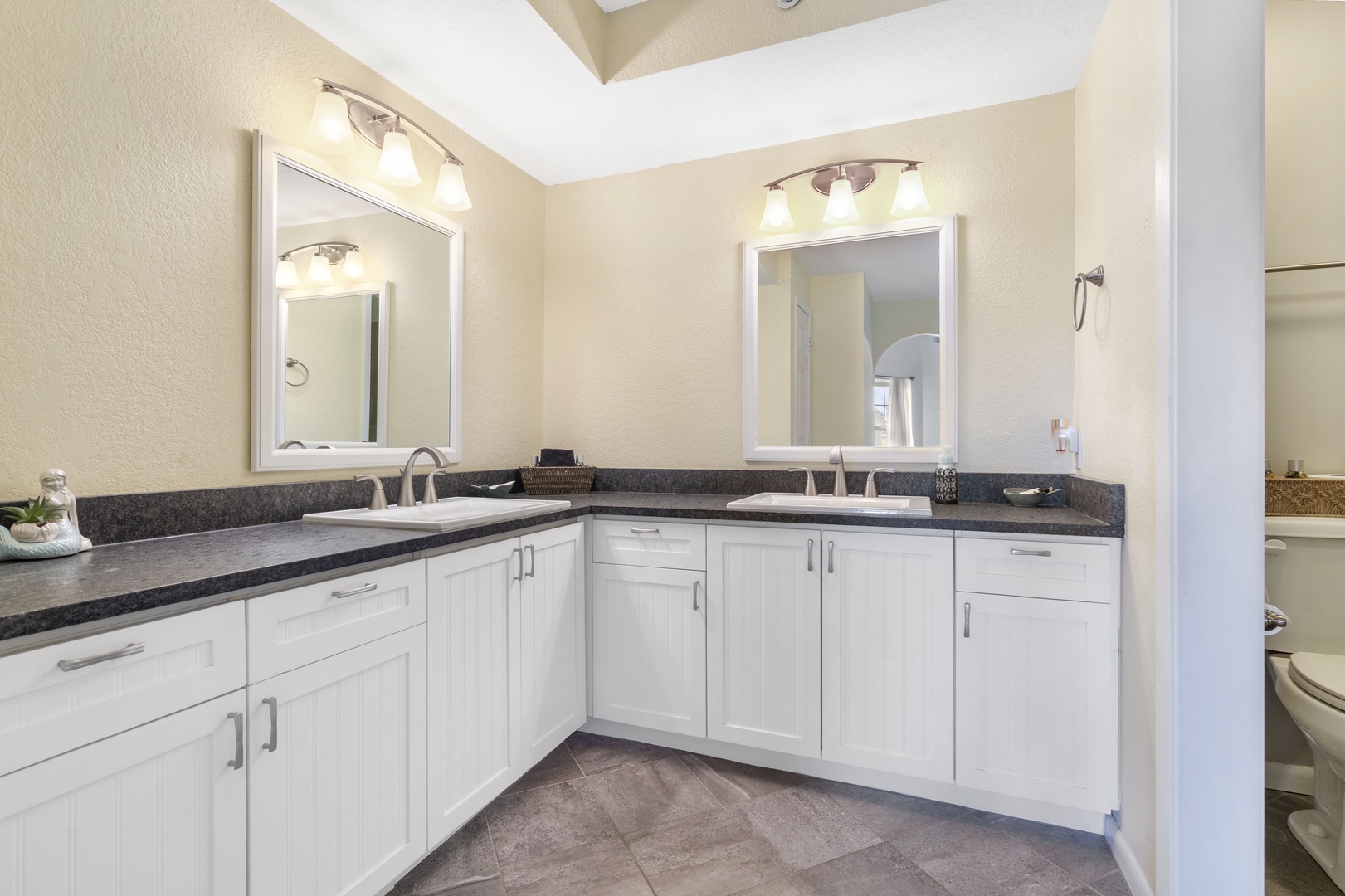 Bathroom 1 - Primary Bath with double sink vanity