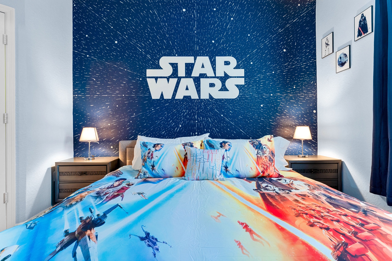 "The Force is strong with this one" Themed bedrooms with lush bedding