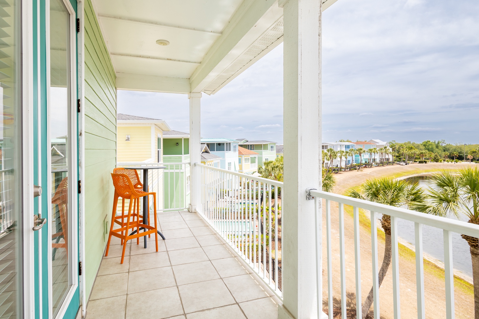 Balcony views from the 3rd floor king rear suite