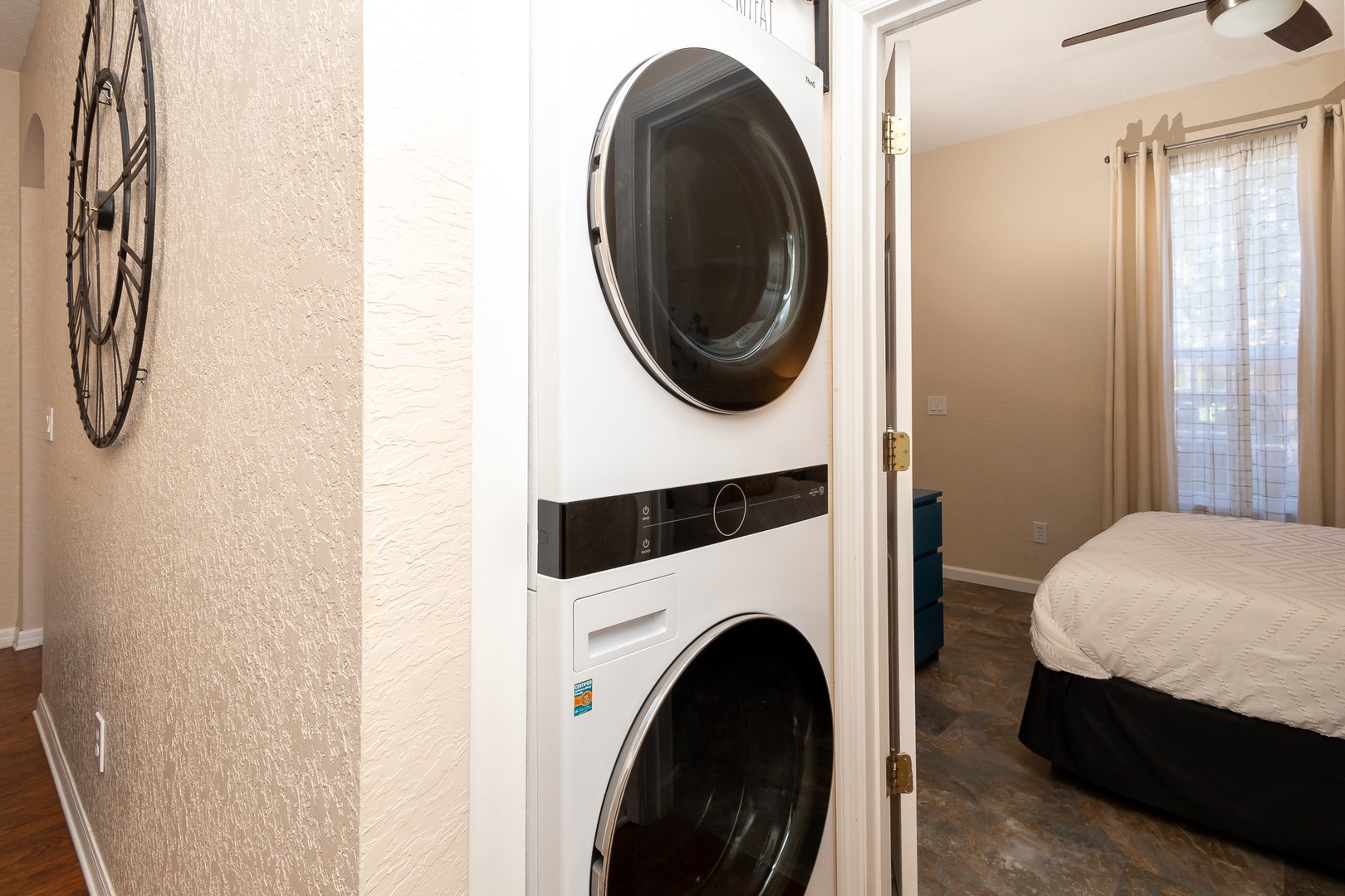 Private laundry is available for your stay, located on 1st floor