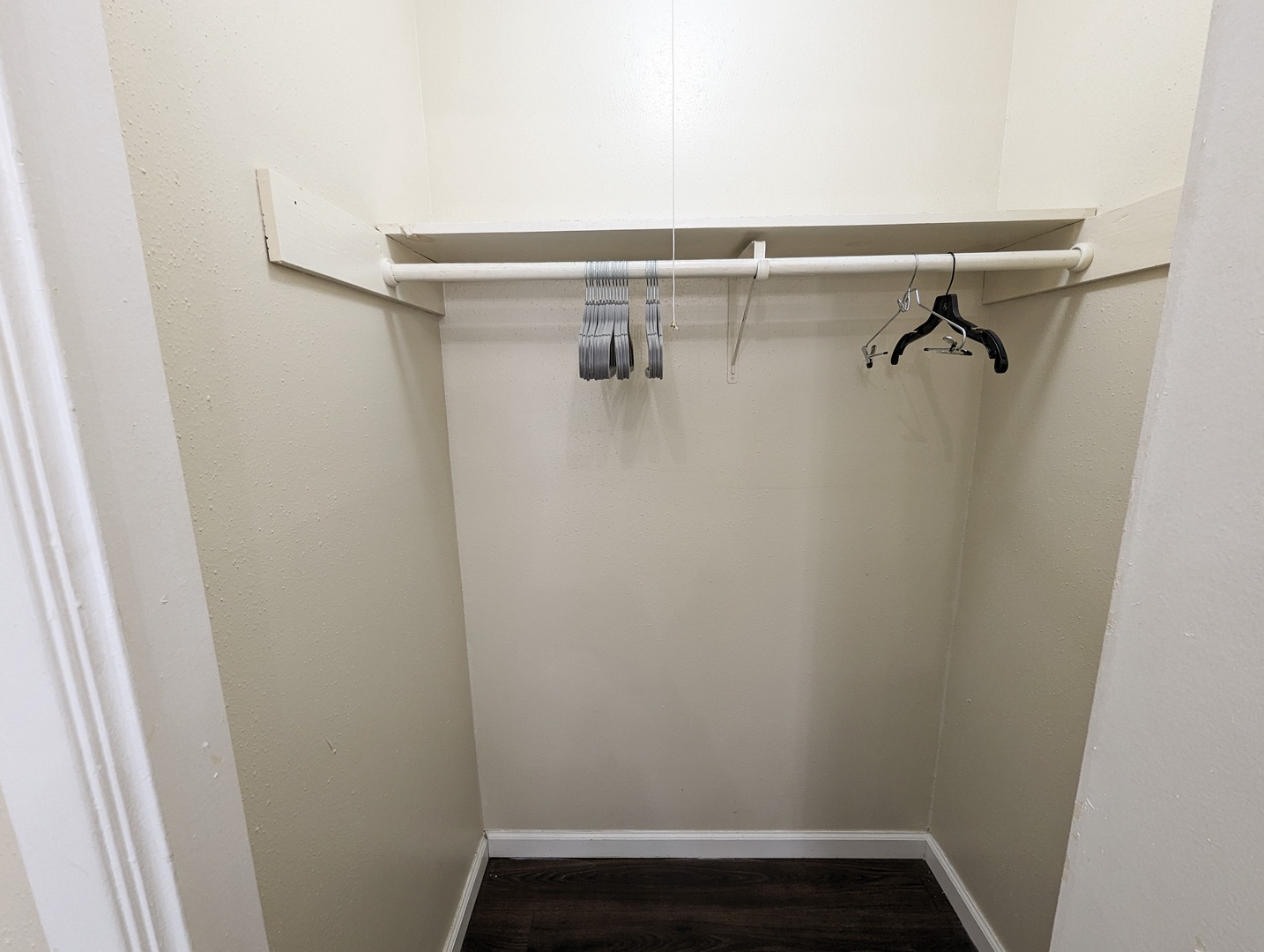 Plenty of closet space is available in the third bedroom