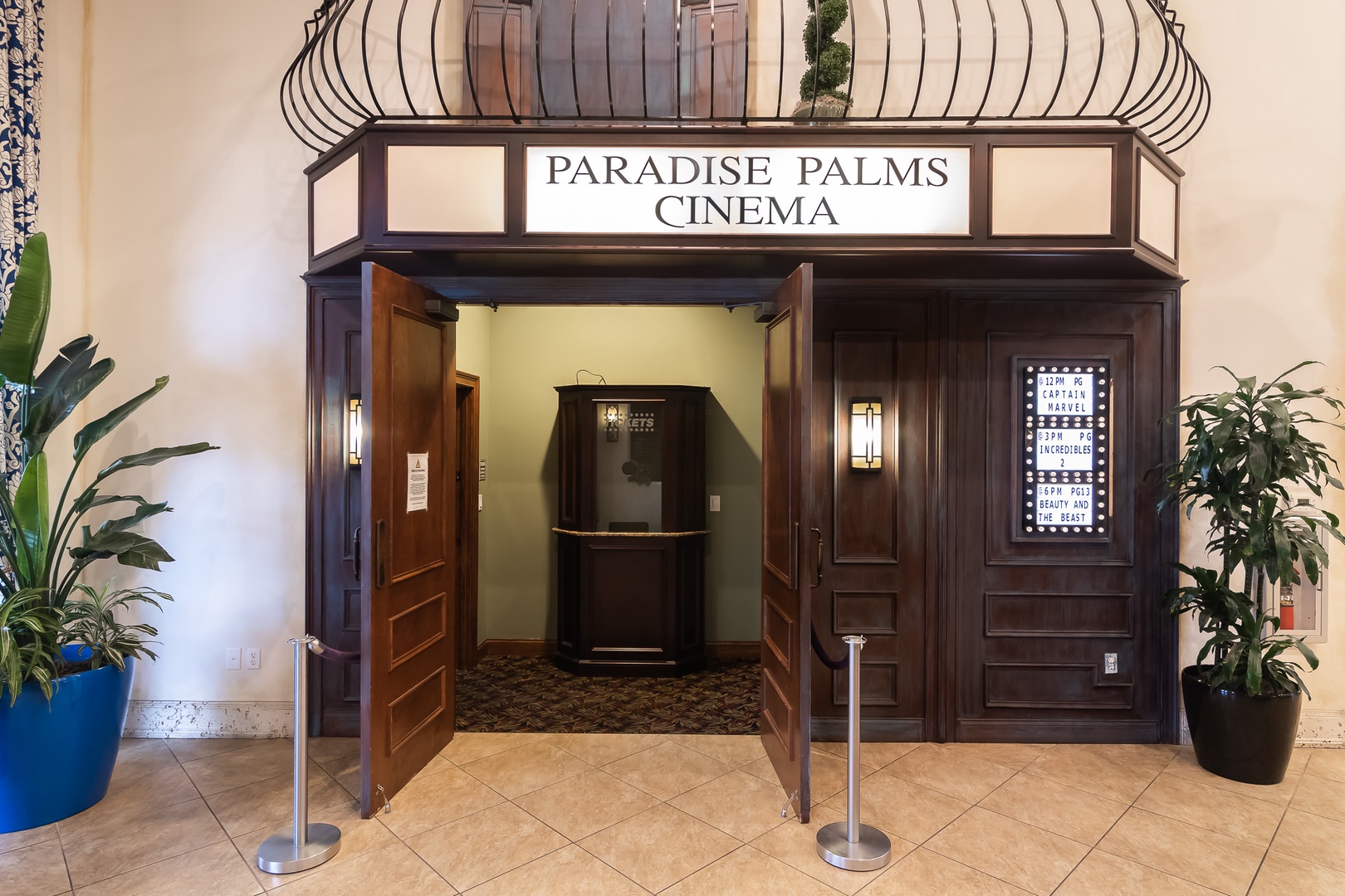 Paradise Palms Resort theater