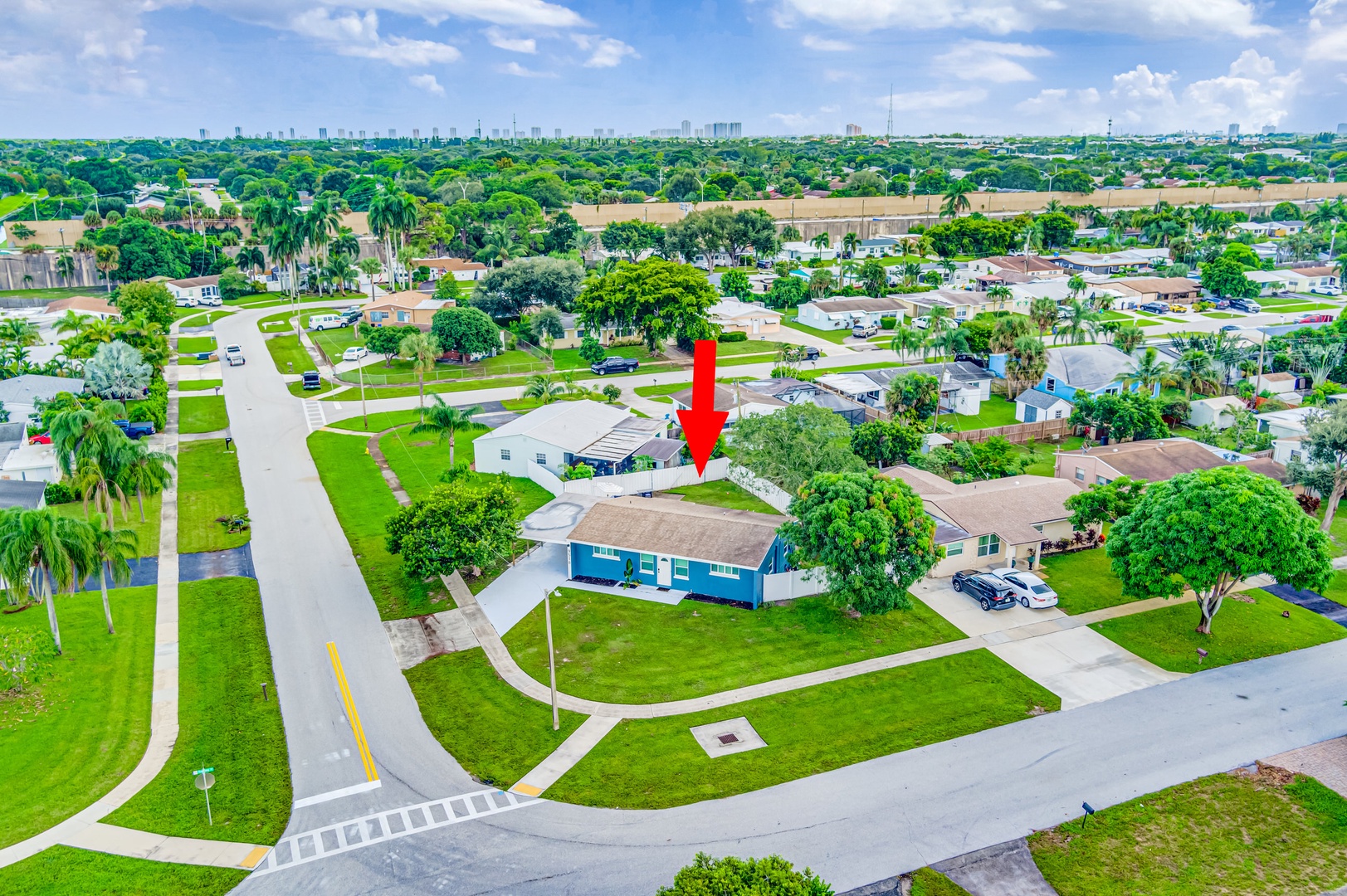 Aerial view