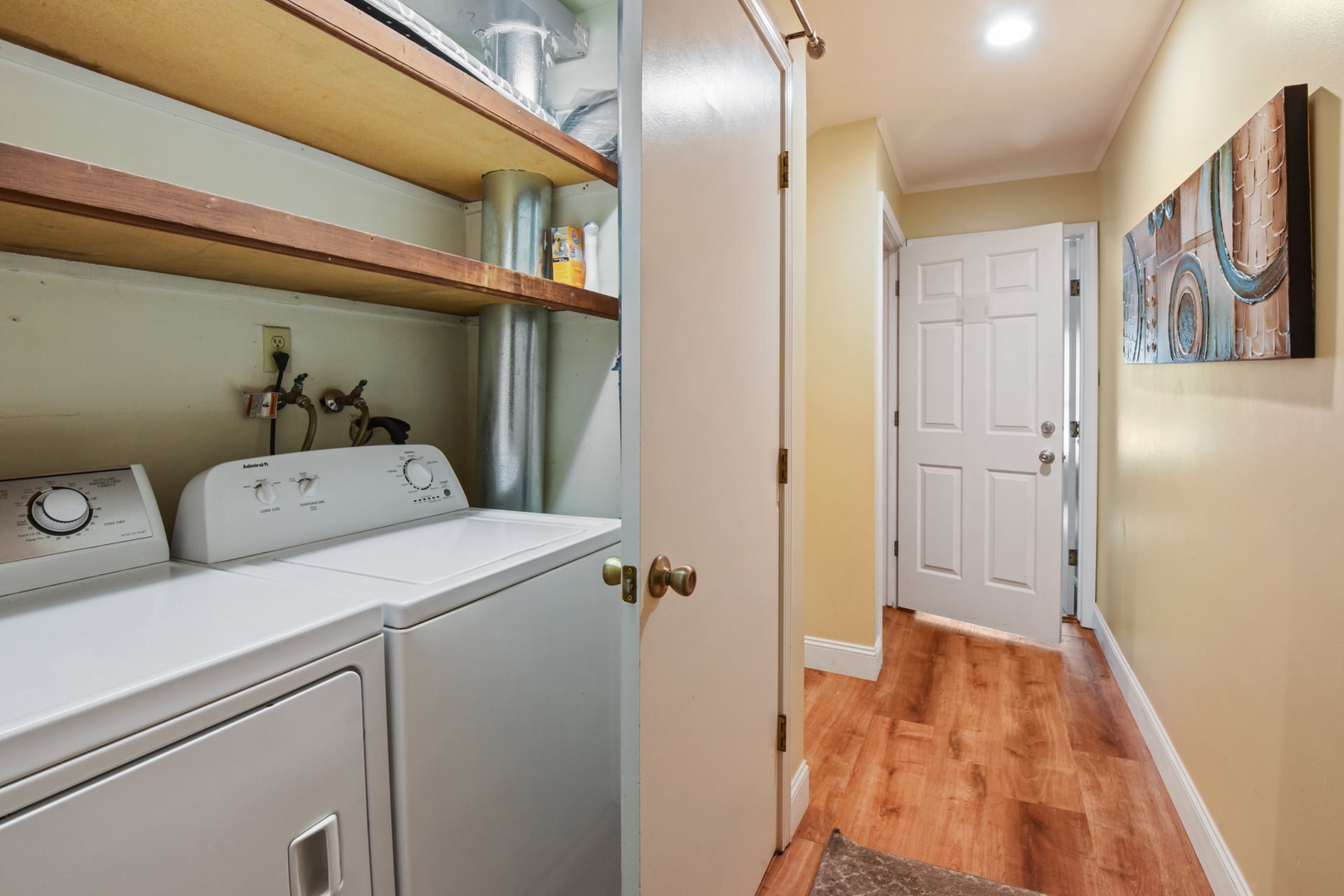 Laundry available right in the comfort of home