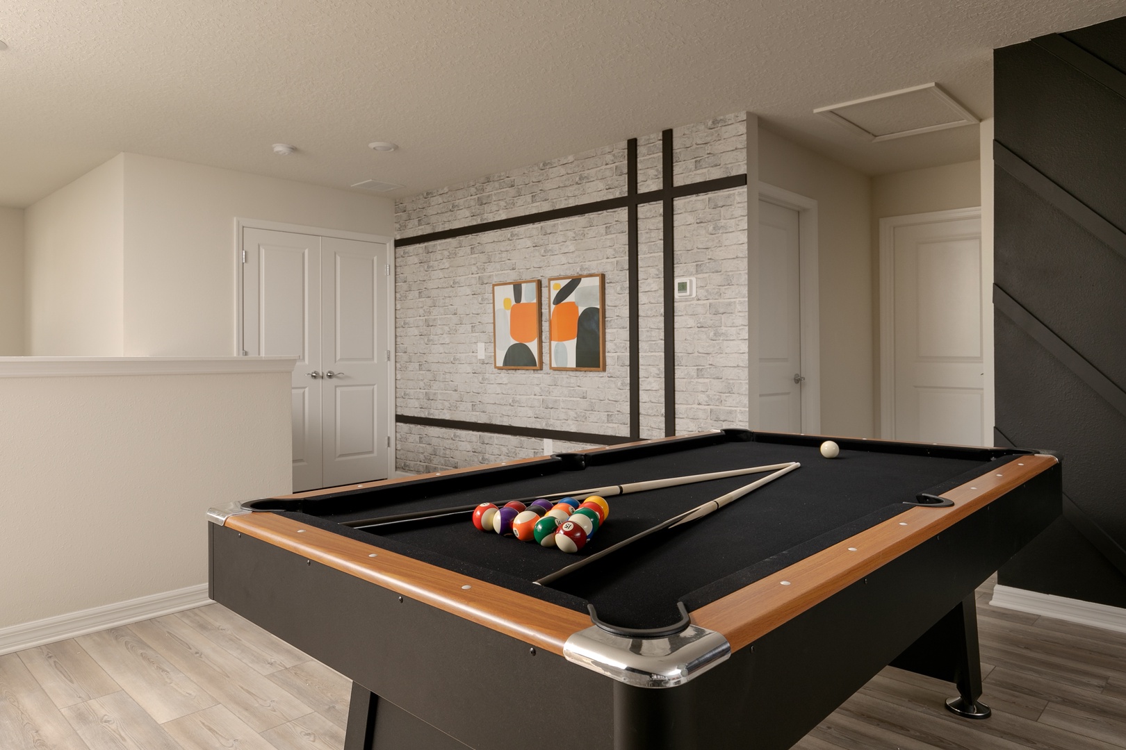Get competitive with a game of pool or kick back & relax in the loft area