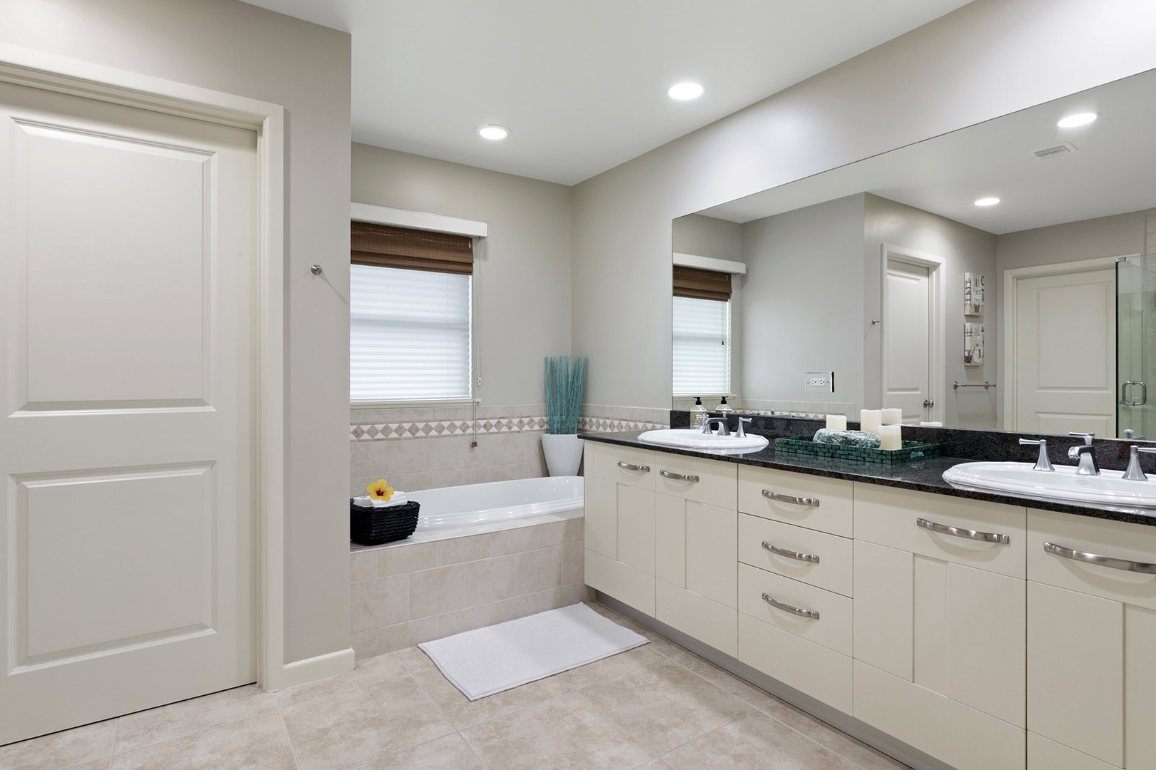 Master bathroom en-suite with separate tub, and walk-in shower (2nd floor)