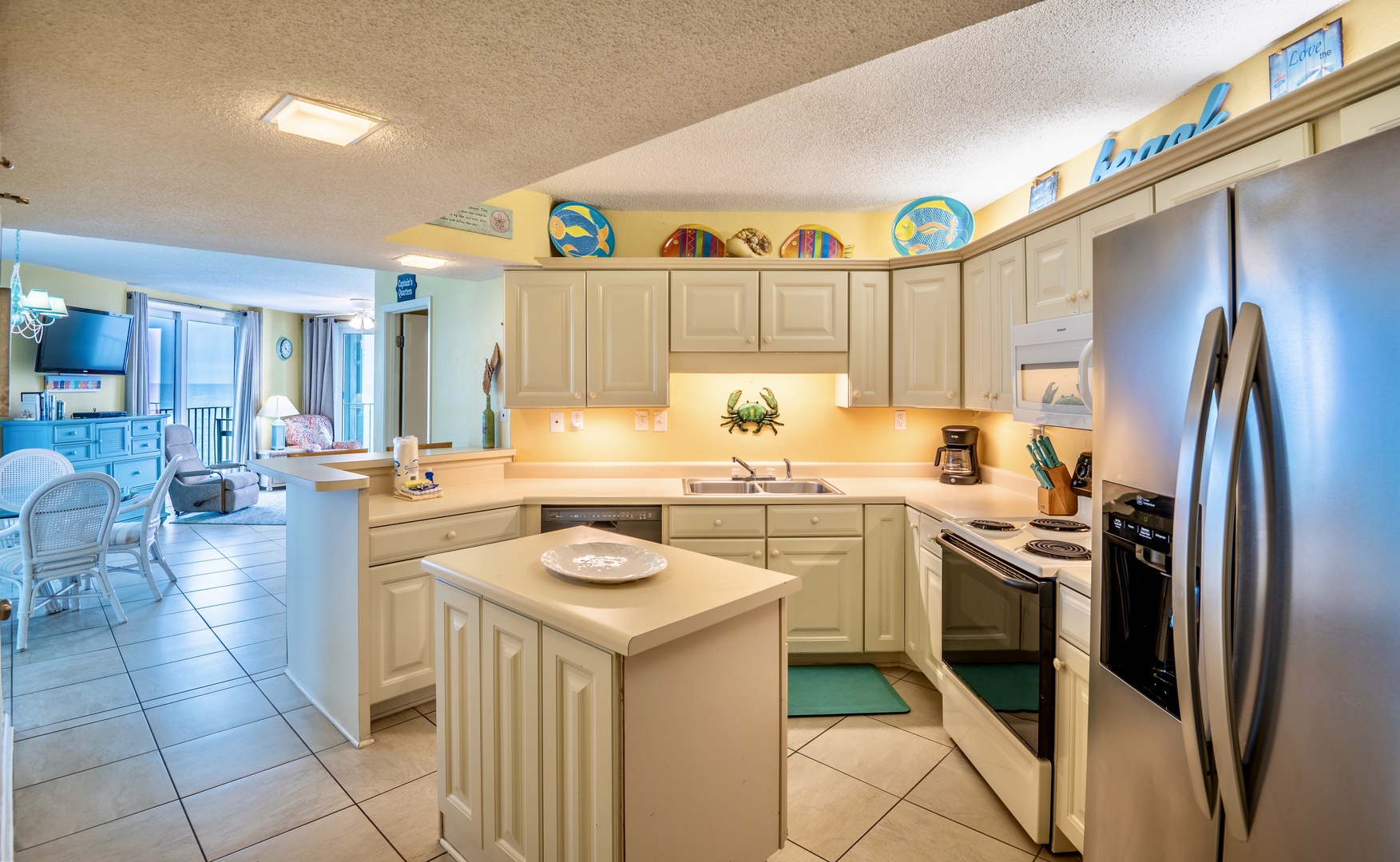 Delight in the convenience of the fully equipped kitchen
