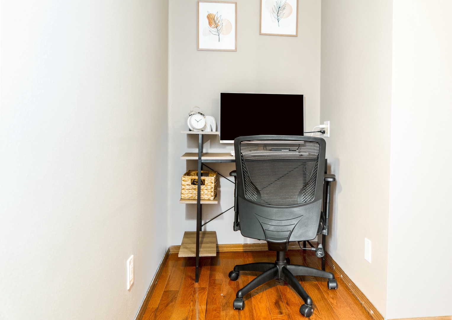 Enjoy relaxation in the second living room, complete with a workspace area
