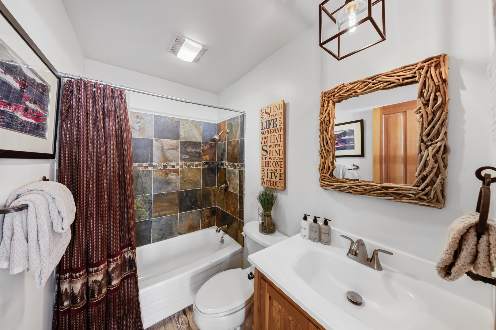 Bathroom #1 with Shower/Tub Combo