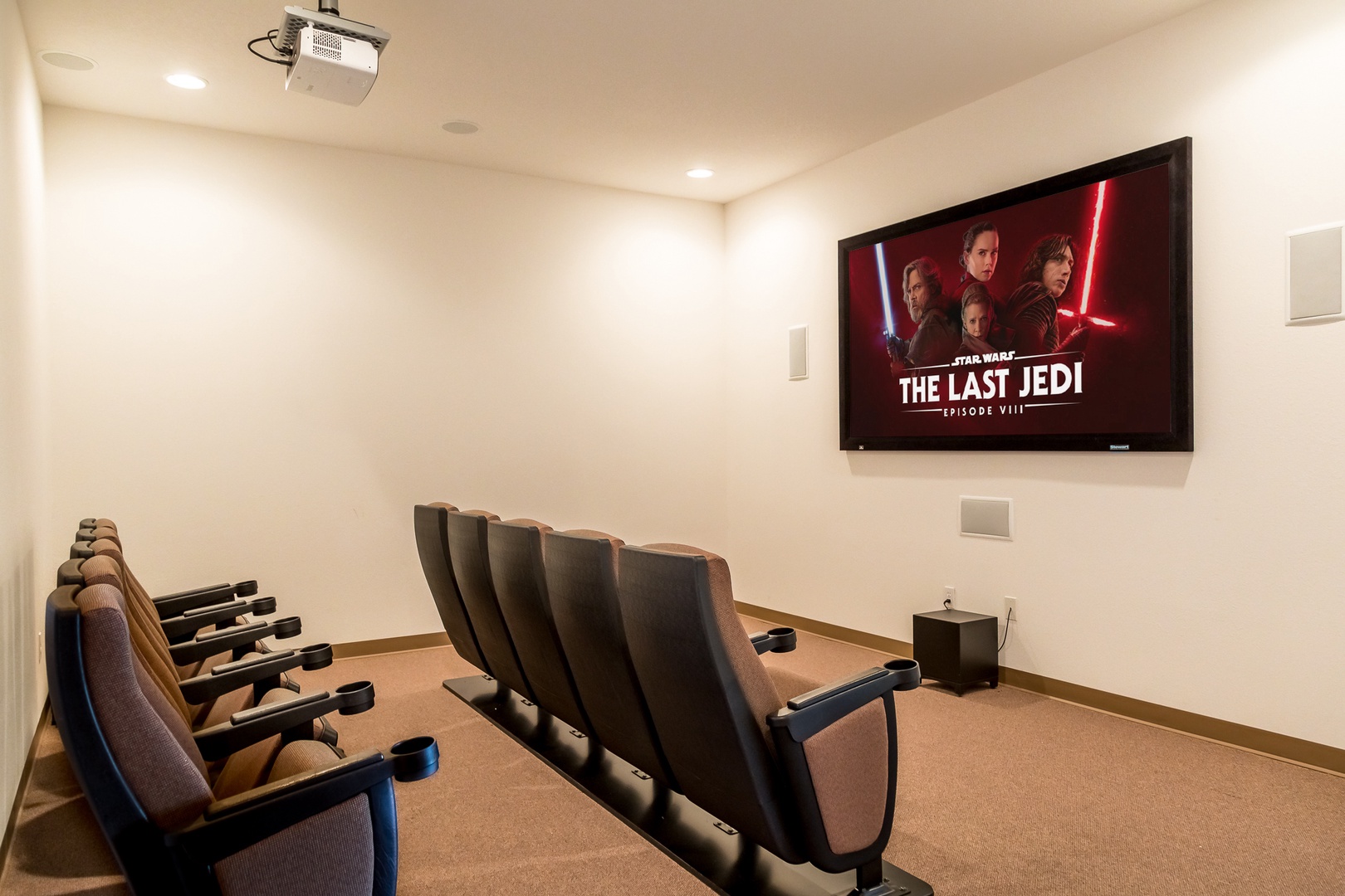 Resort movie room