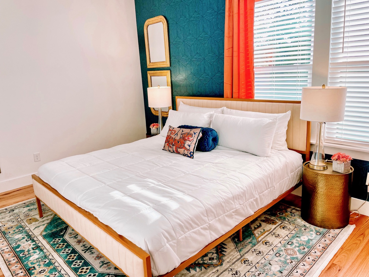 Bedroom 3 offers a king-sized bed, Smart TV, and Jack & Jill bath