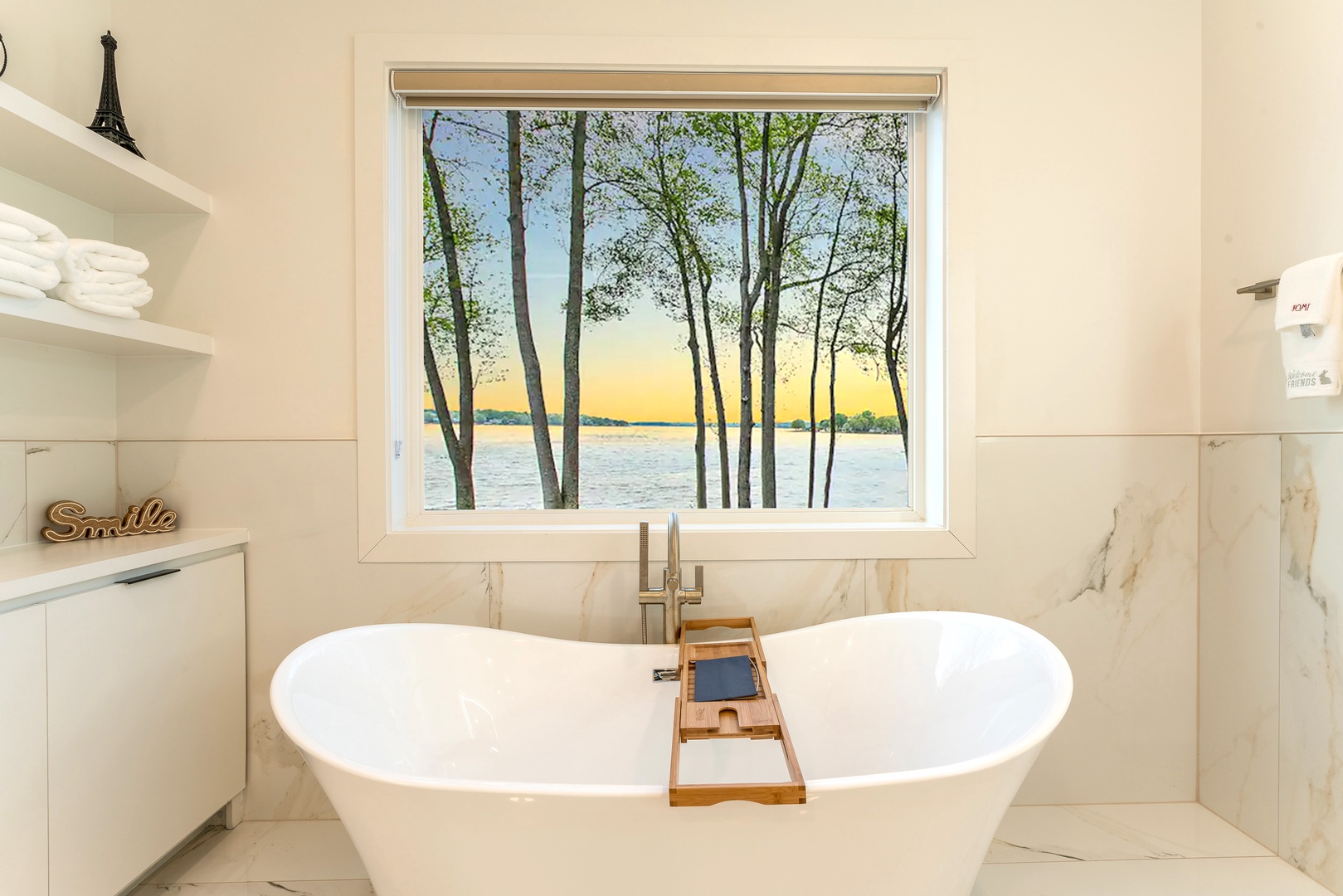 Bathroom #1 with Shower and Tub attached to Bedroom #1