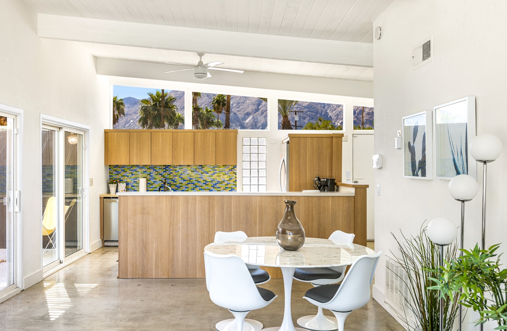 Dining table with seating for 4