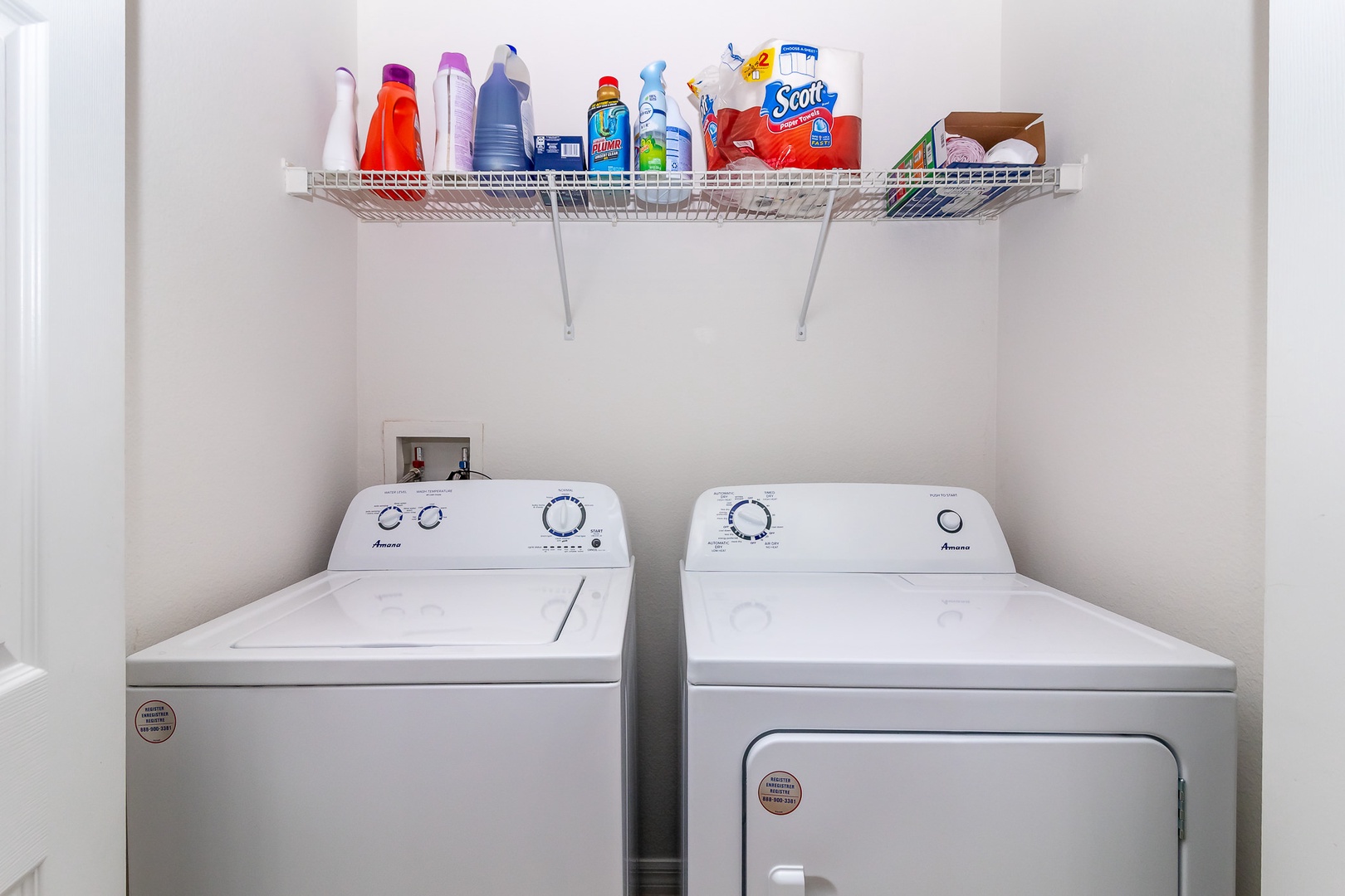 Laundry accessible within the home