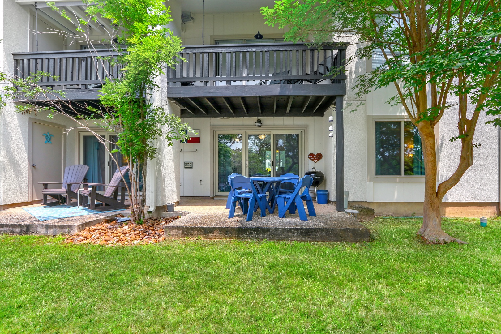 Retreat to the outdoor patio for an afternoon picnic or relaxing in nature