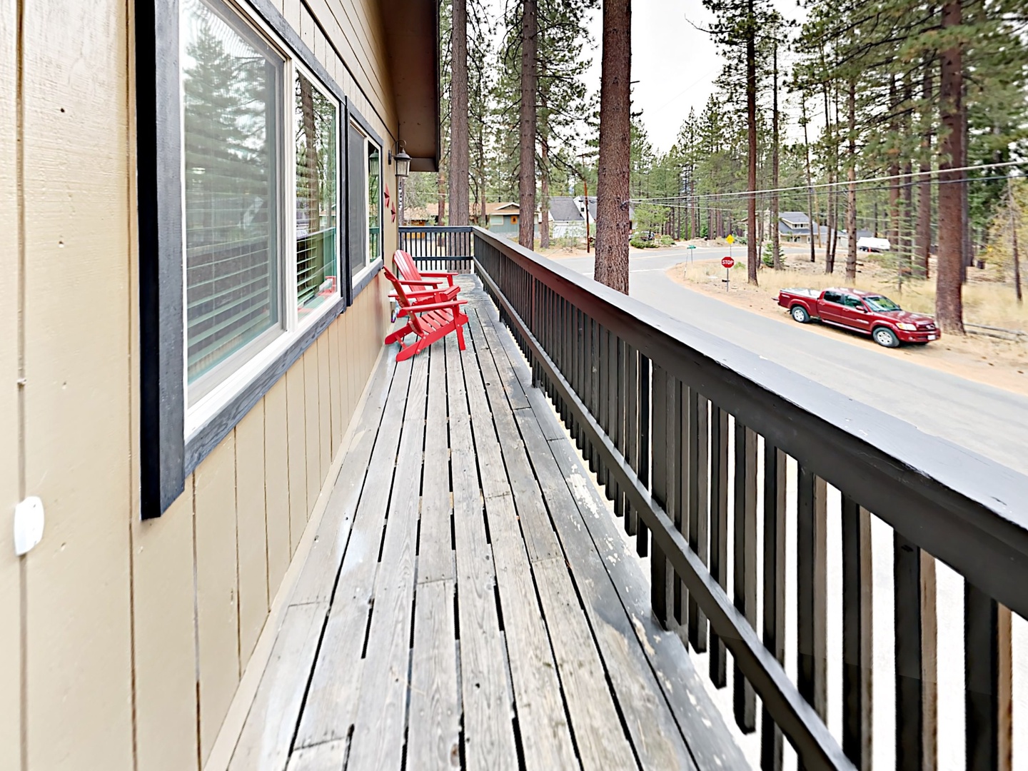Wrap around deck with seating
