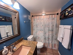 Bathroom 2 with shower/tub combo