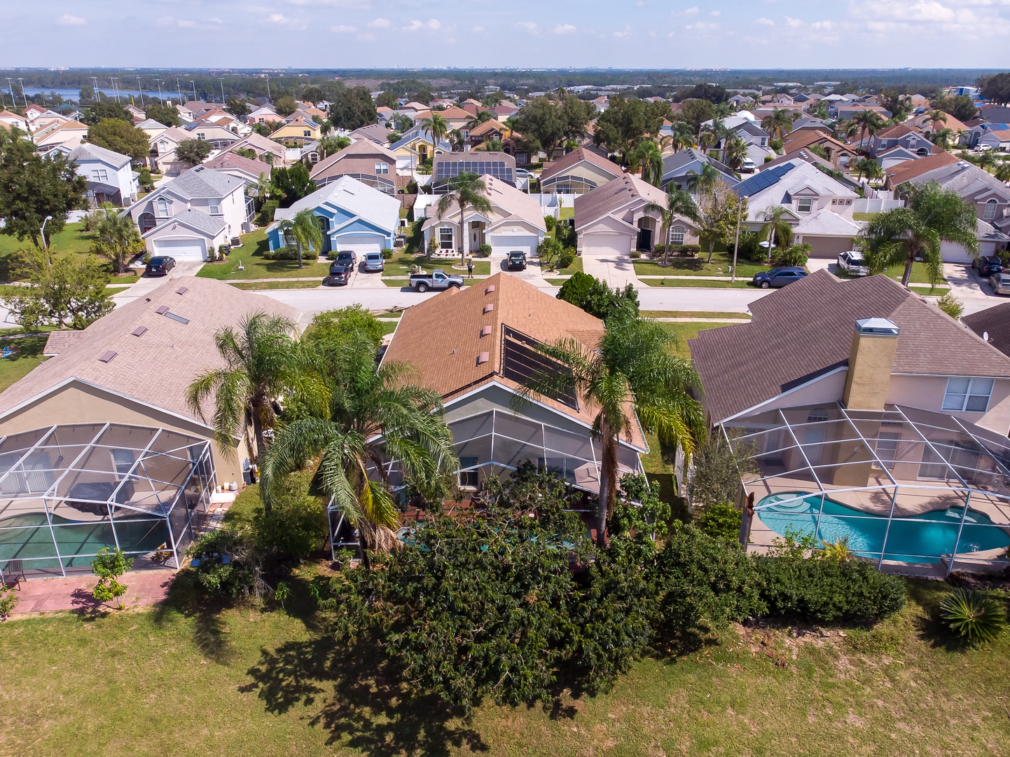 Aerial Exterior View from the Lake