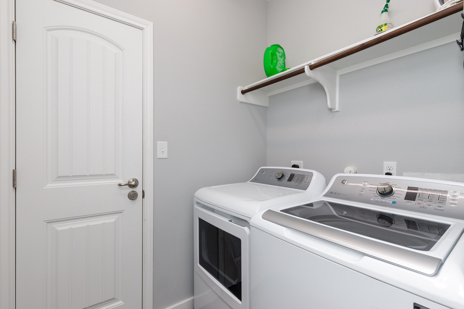 Private laundry is available for your stay, located on the 2nd level