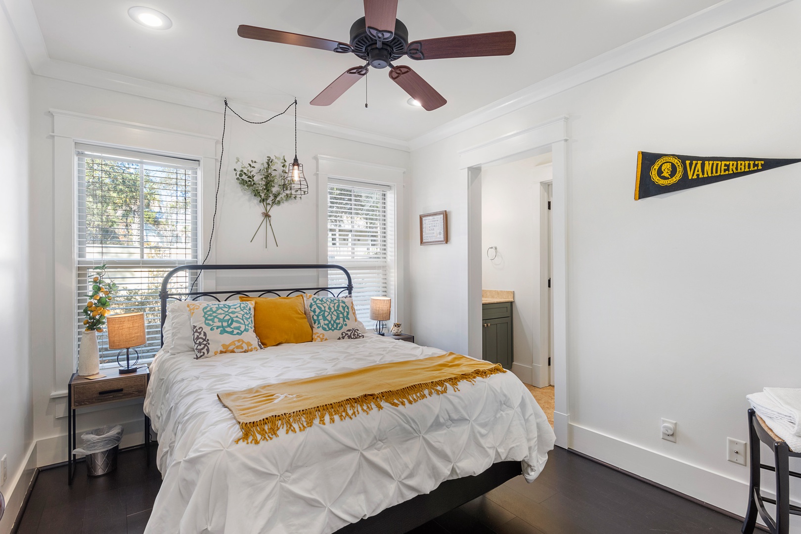 Bedroom 1 with Queen bed and en-suite bathroom