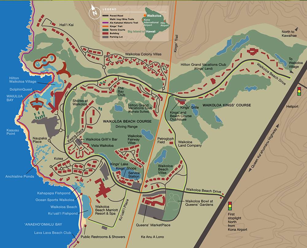 Vista Waikoloa Property Map The Shores 19 - 2 Ensuite & Loft At The Waikoloa Beach Resort