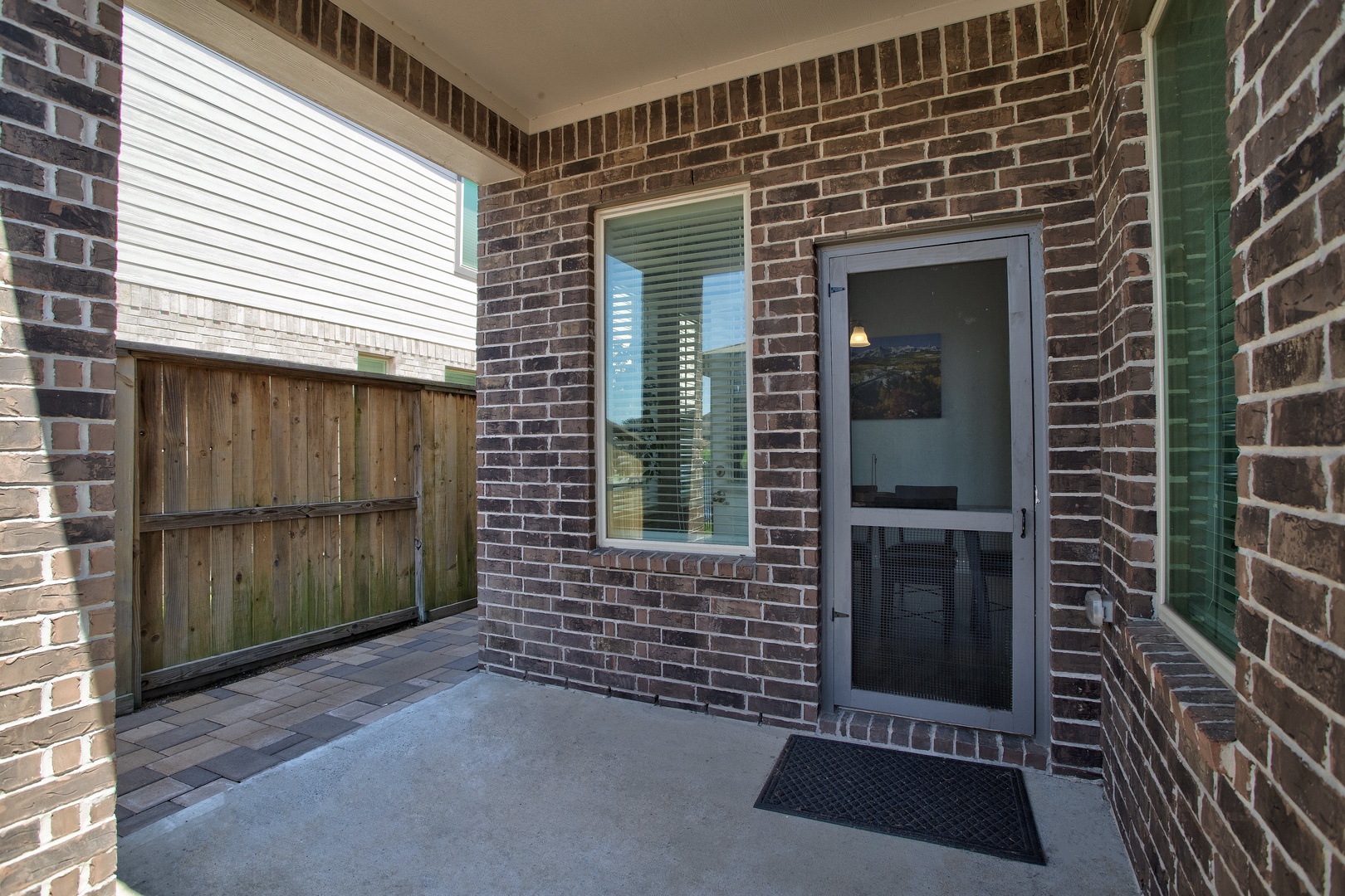 Patio entrance