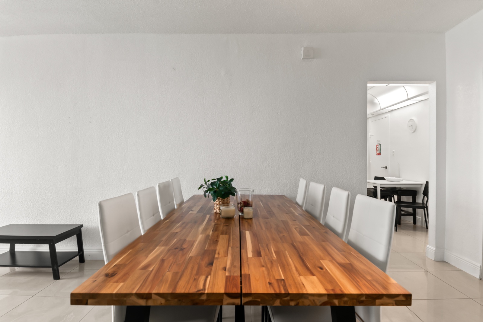 Dining area with dining table and seating for 8?