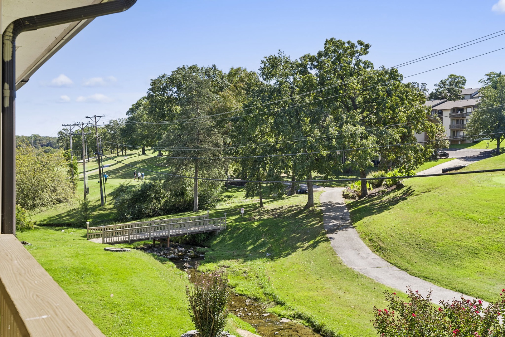 Lounge the day away with gorgeous golf course views from the balcony