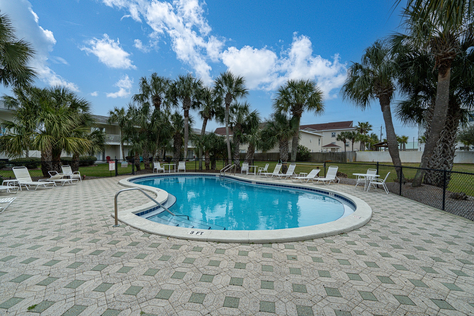 Poolside serenity is just a short walk away!