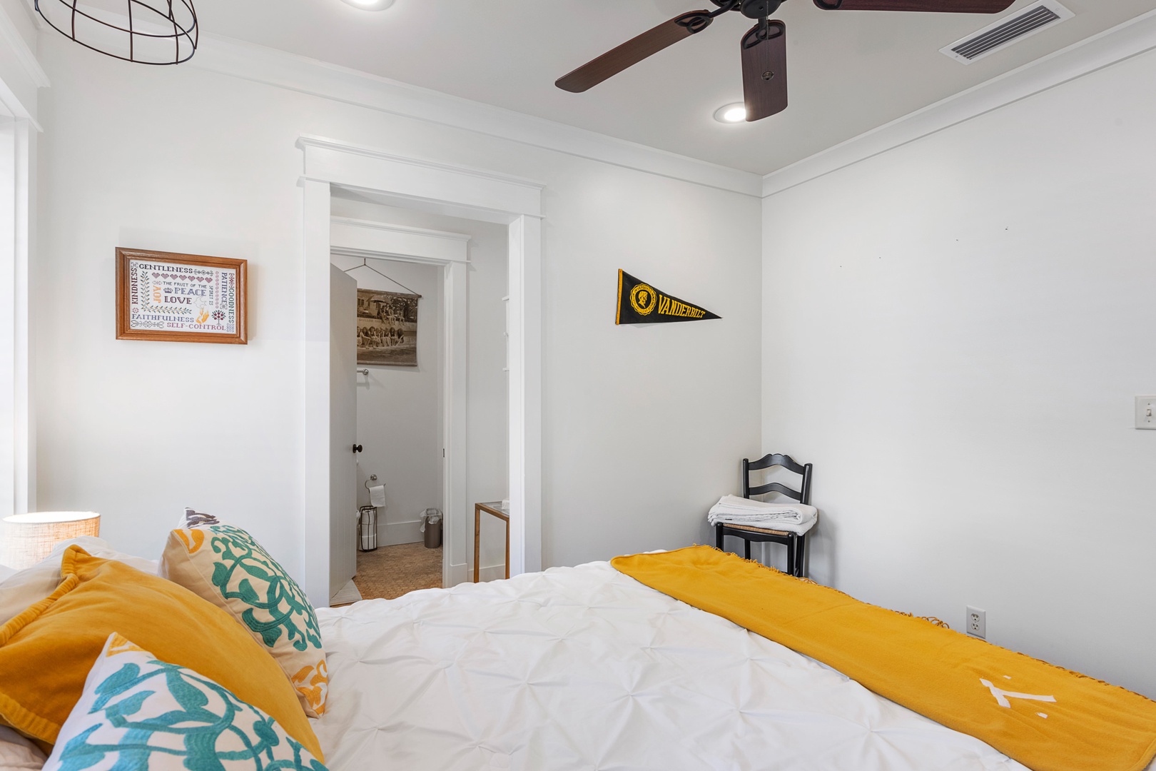 Bedroom 1 with Queen bed and en-suite bathroom