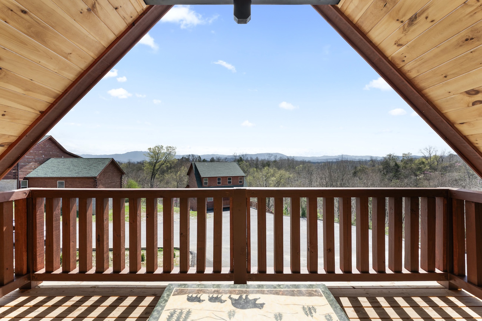 Venture out to one of the two third-floor balconies & soak in the view