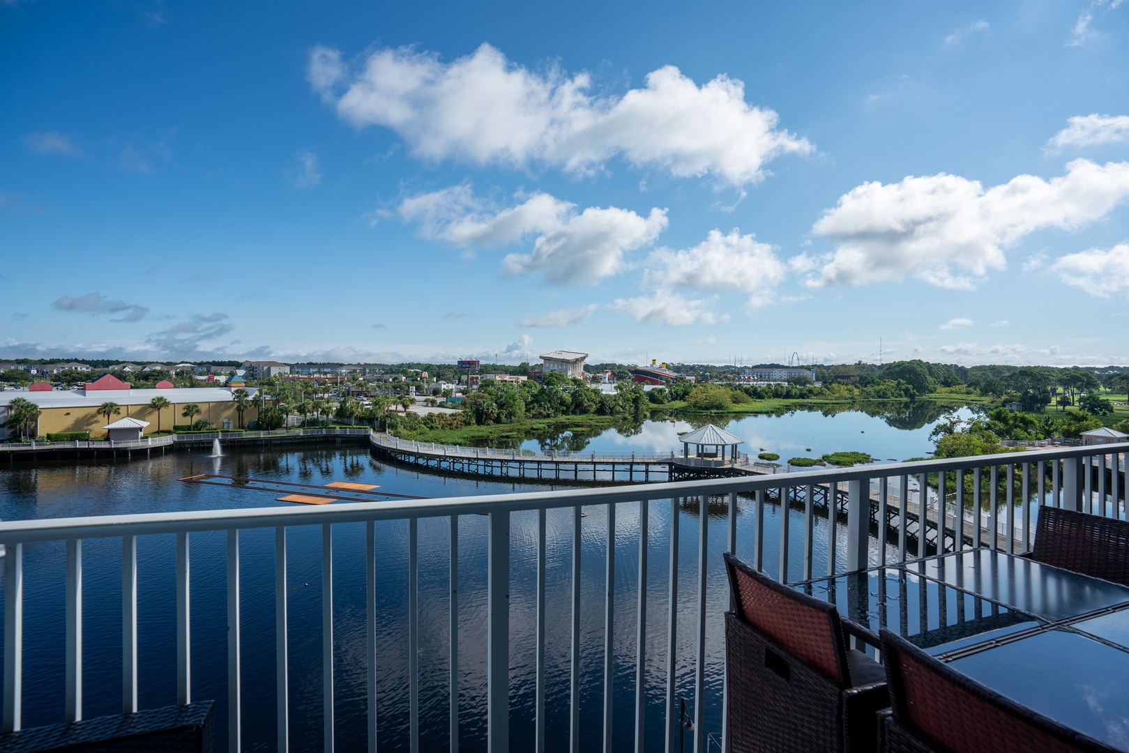 Step out onto the balcony & soak in the stunning views!