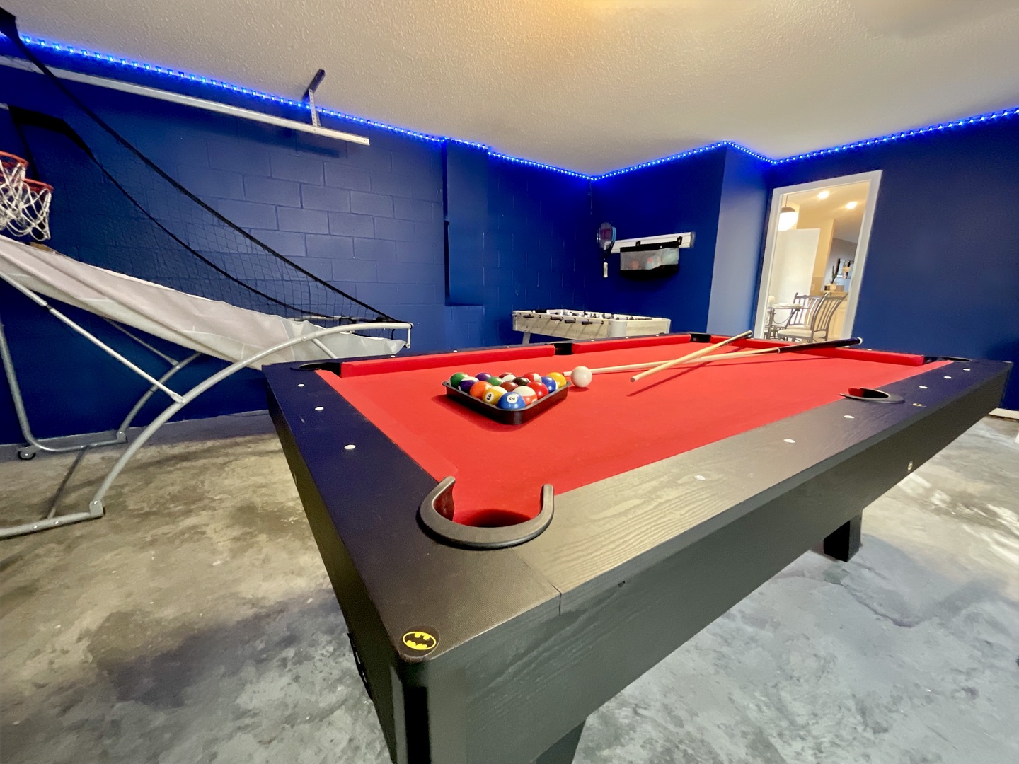 Game on! Foosball, pool, hoops, and cozy café vibes await