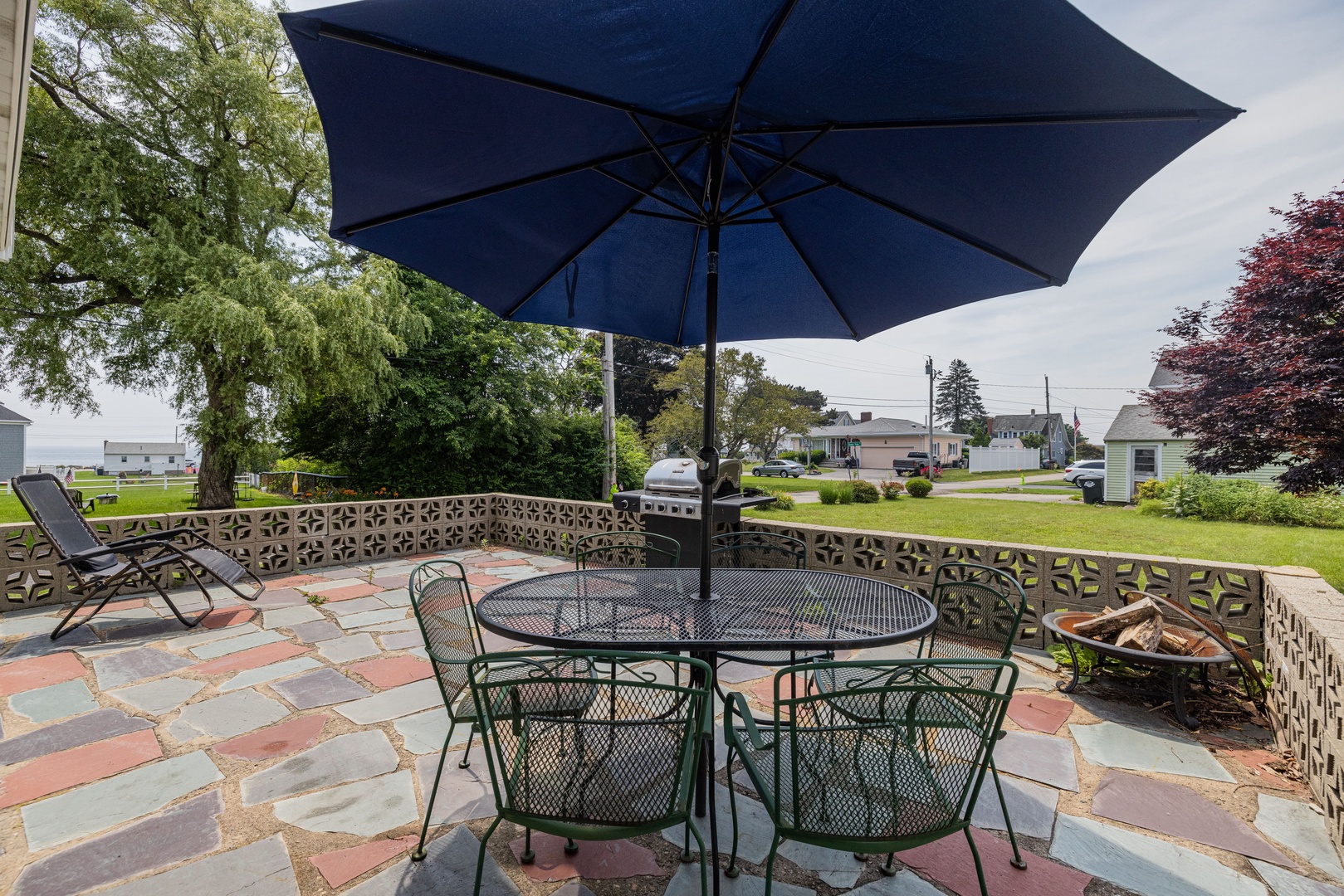 Lounge the day away in the fresh air while you grill up a feast!