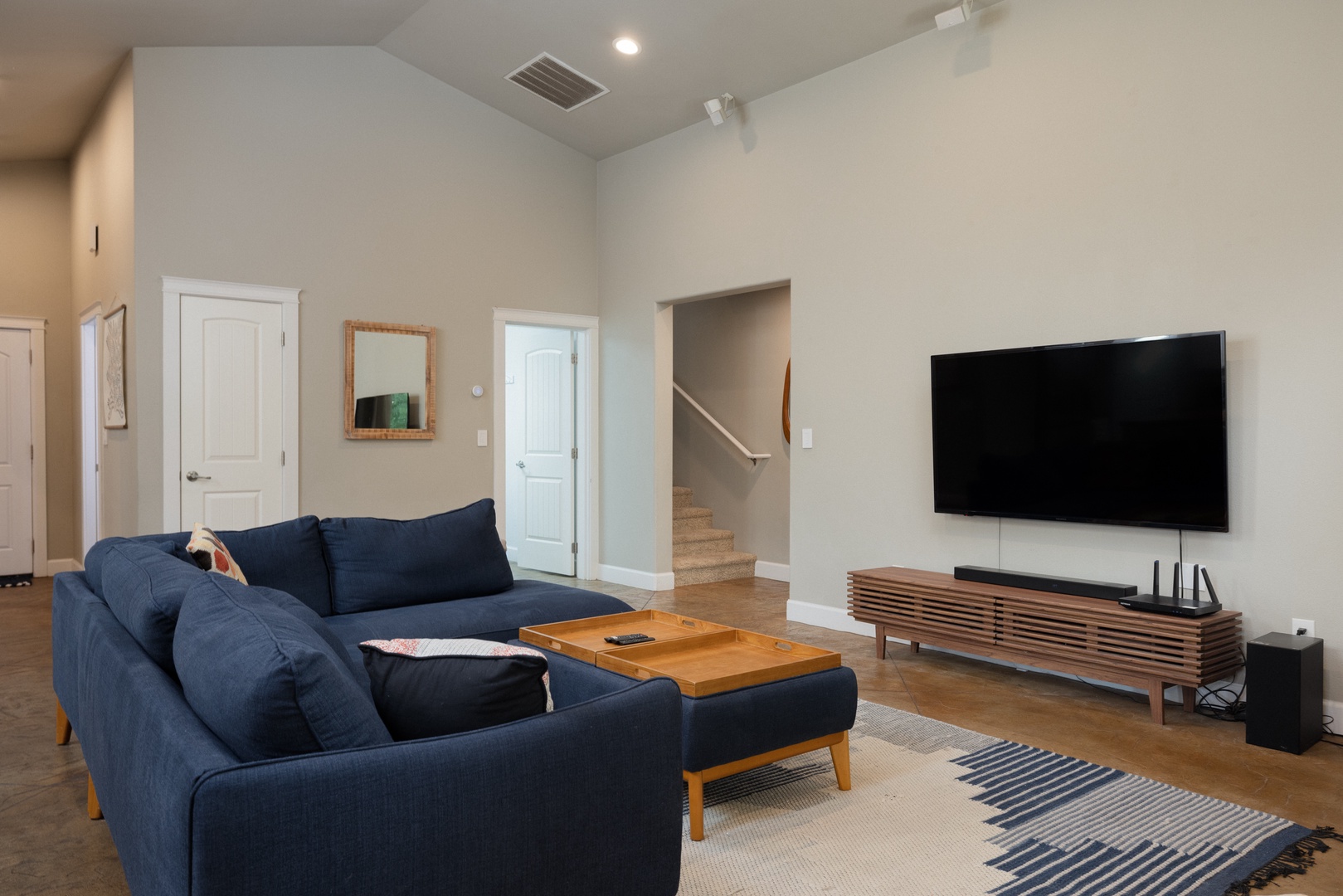 Kick back & relax in the living room while you stream your favorite shows