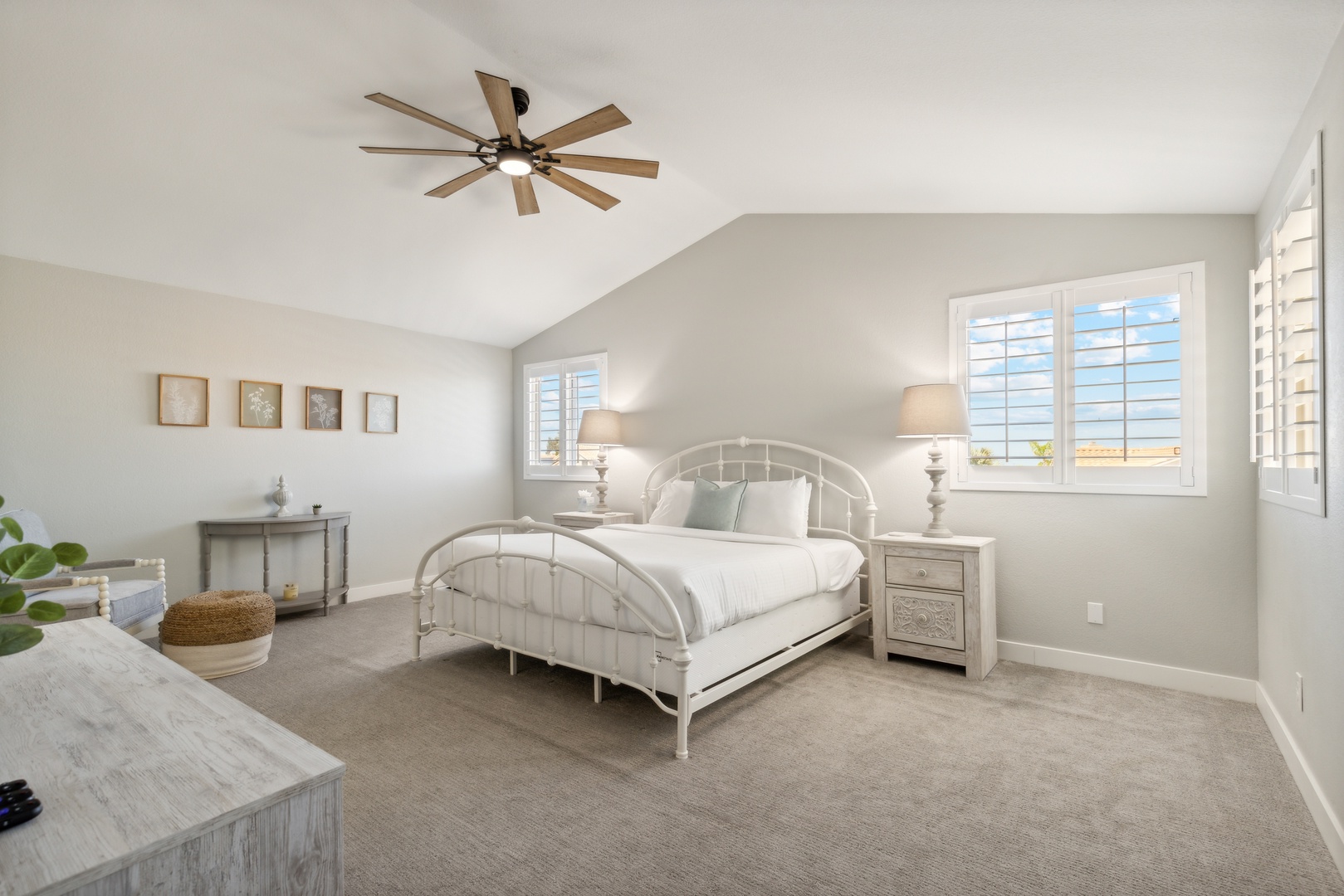 Bedroom 2 with king bed, Smart TV, and ensuite