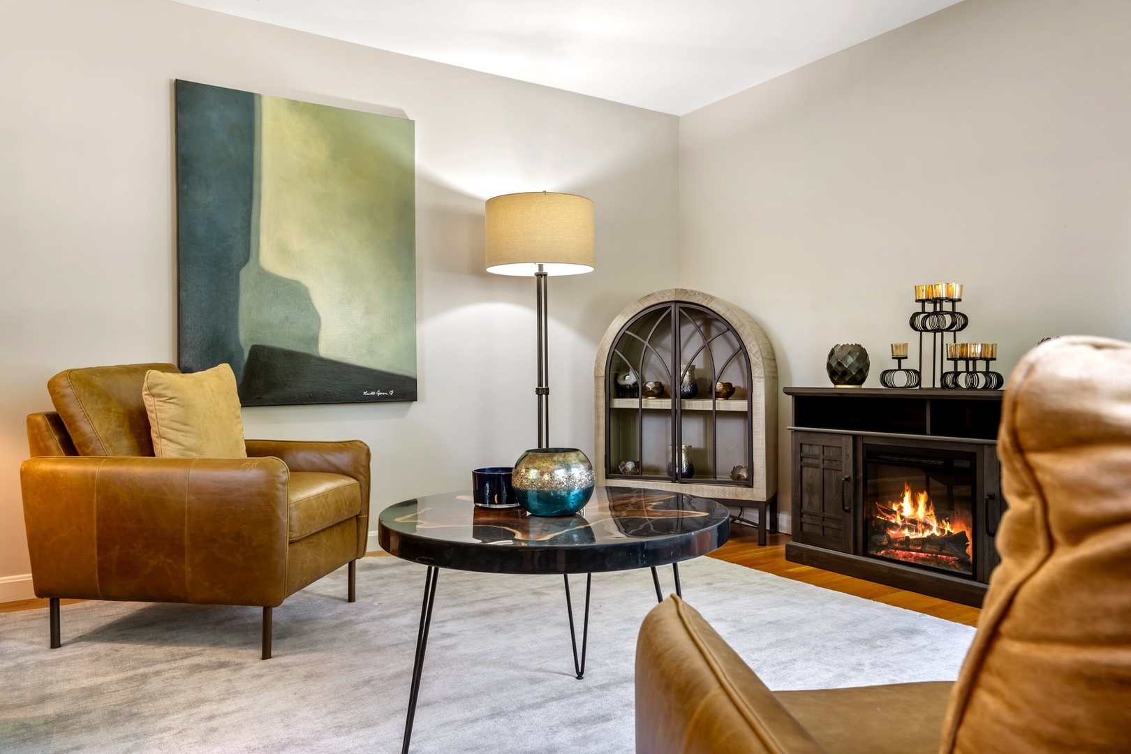 Enjoy making memories in this cozy fireside haven on the second floor