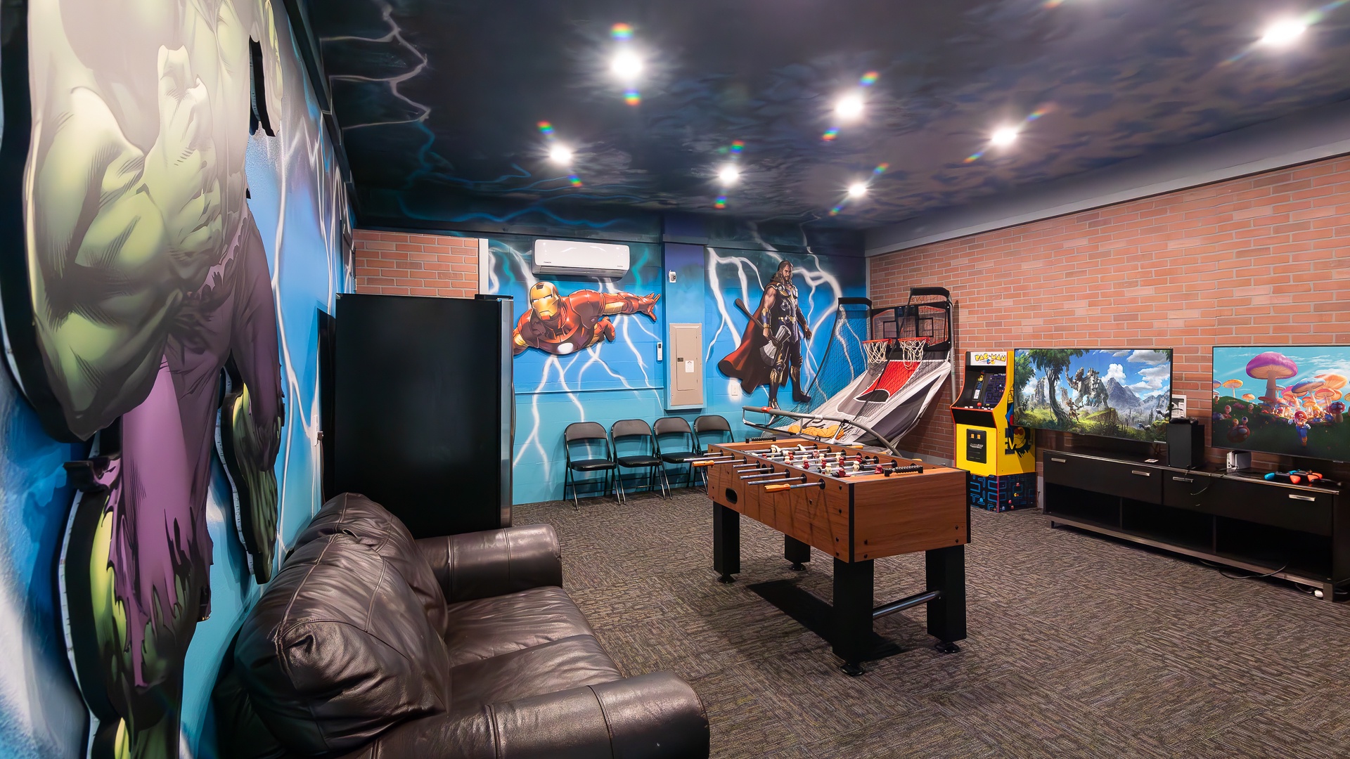 The garage game room is an absolute gamer’s paradise! #GameOn #GameNight