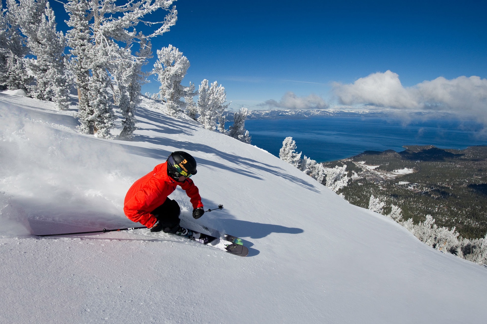 Skiing Heavenly Ski Resort