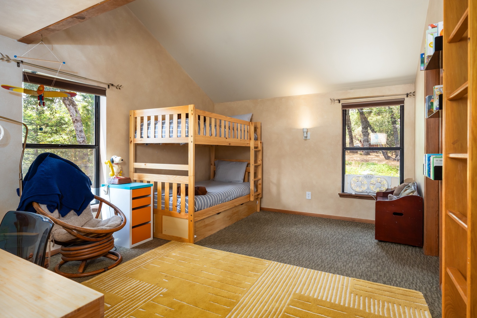 Bedroom 3 with a twin and twin bunks