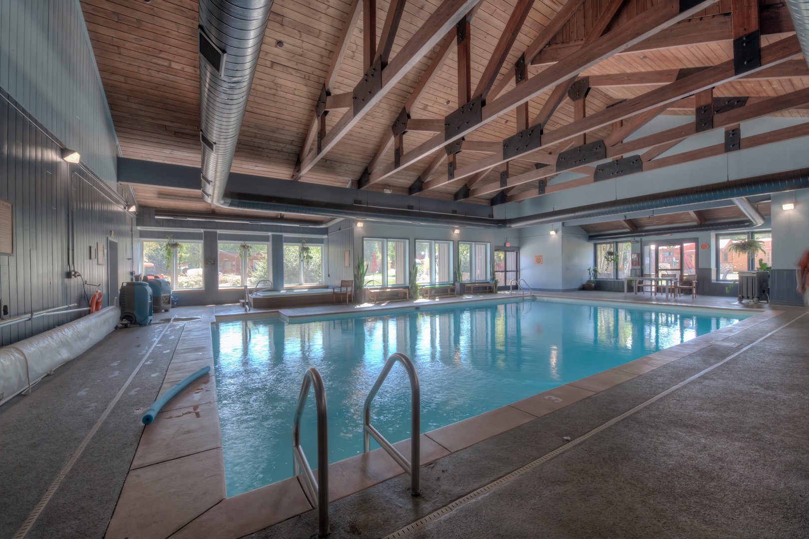 Complex indoor swimming pool