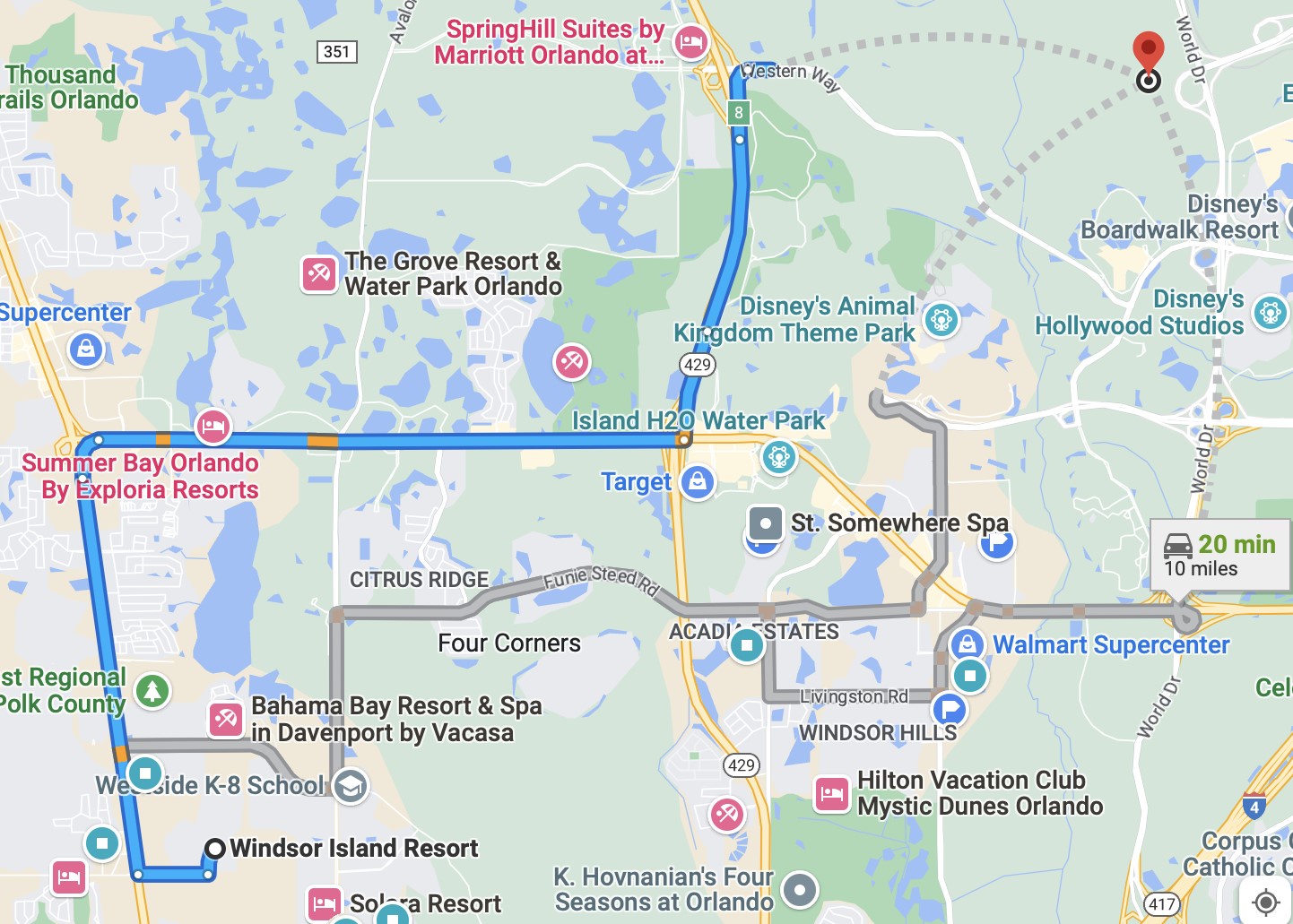 Enjoy being within 9 miles of Disney during your visit!