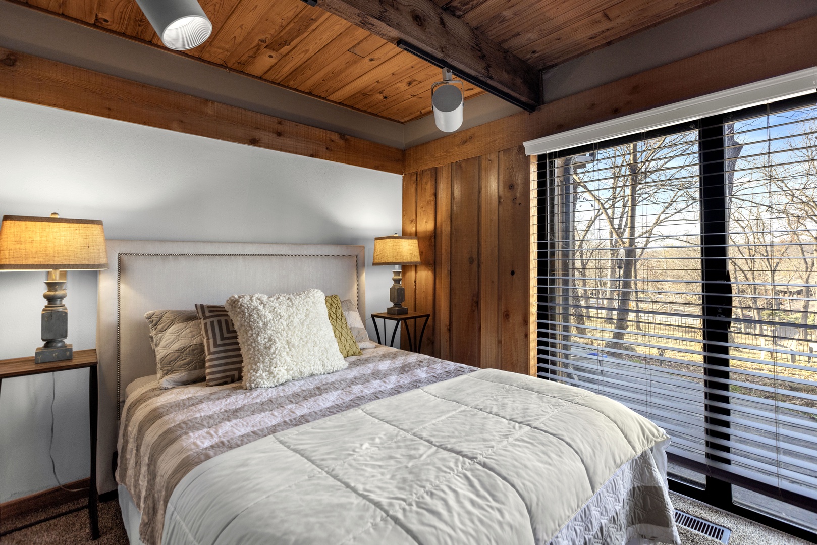 The second queen/twin bedroom sanctuary, offering loads of natural light