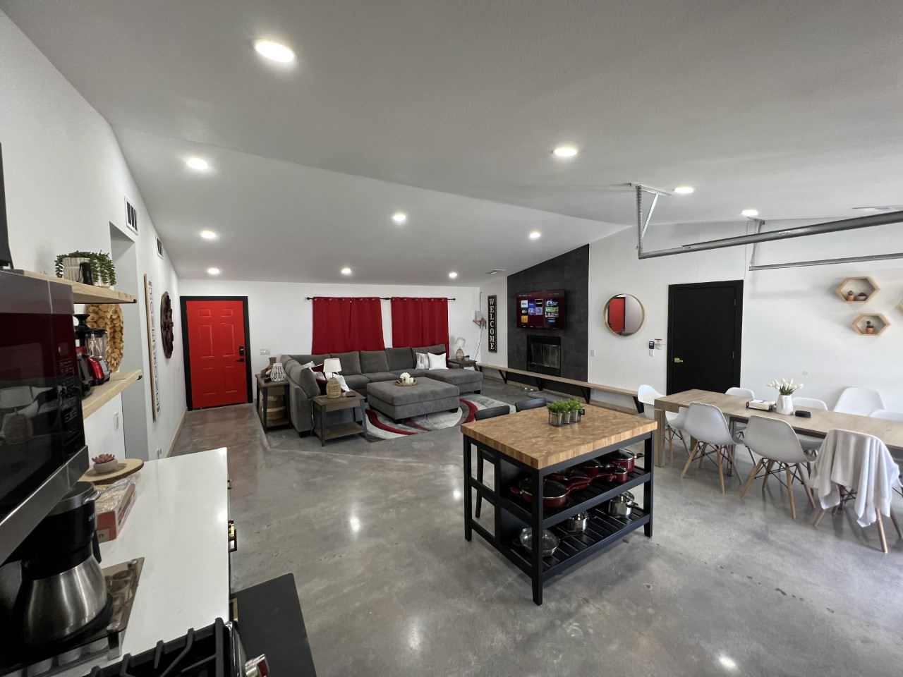 Open floor concept