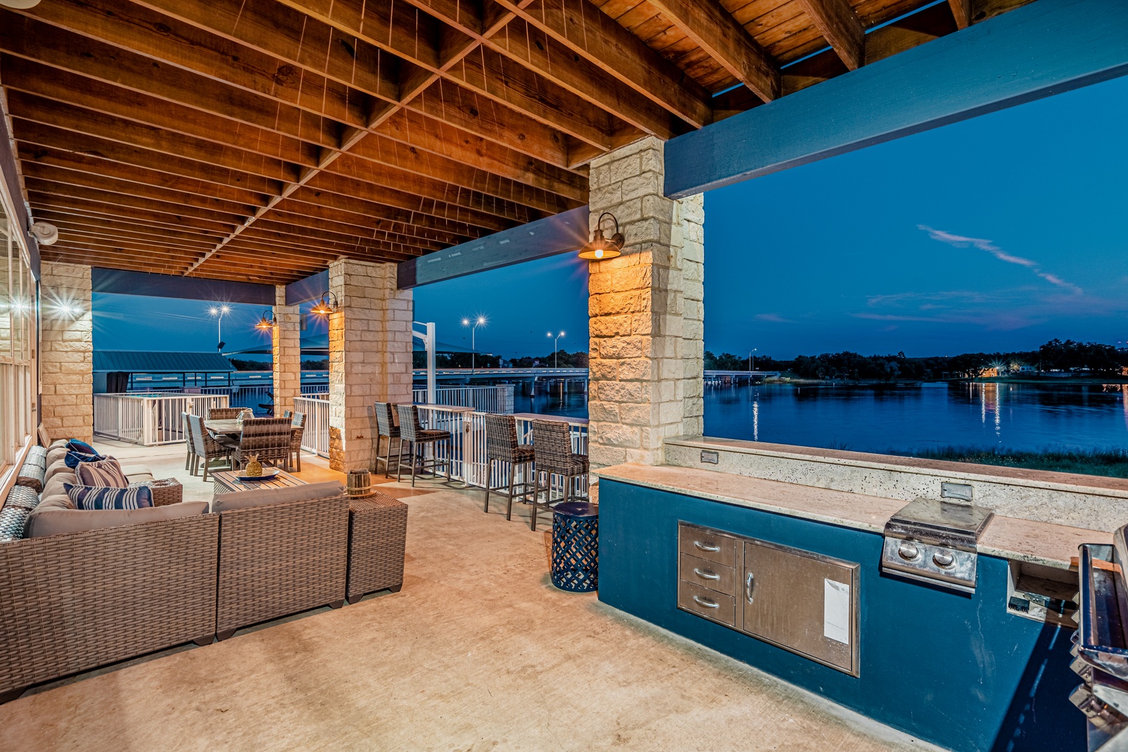 Have a BBQ on the balcony
