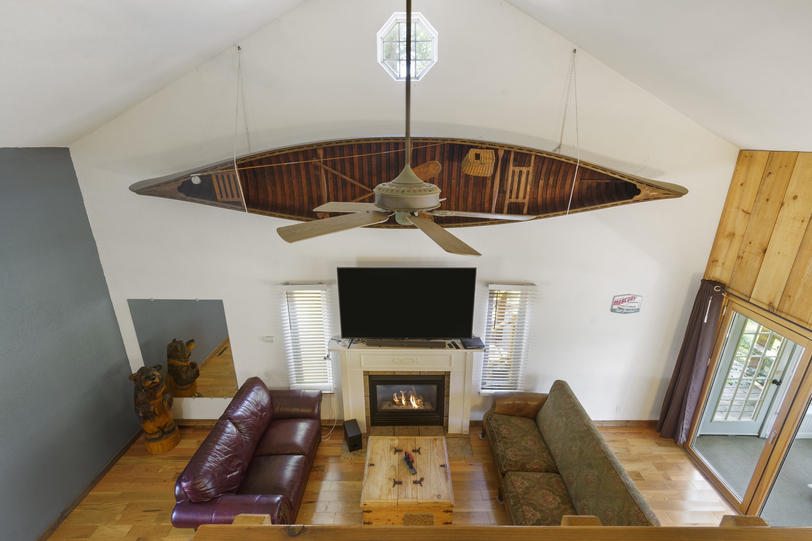 Vaulted ceilings throughout