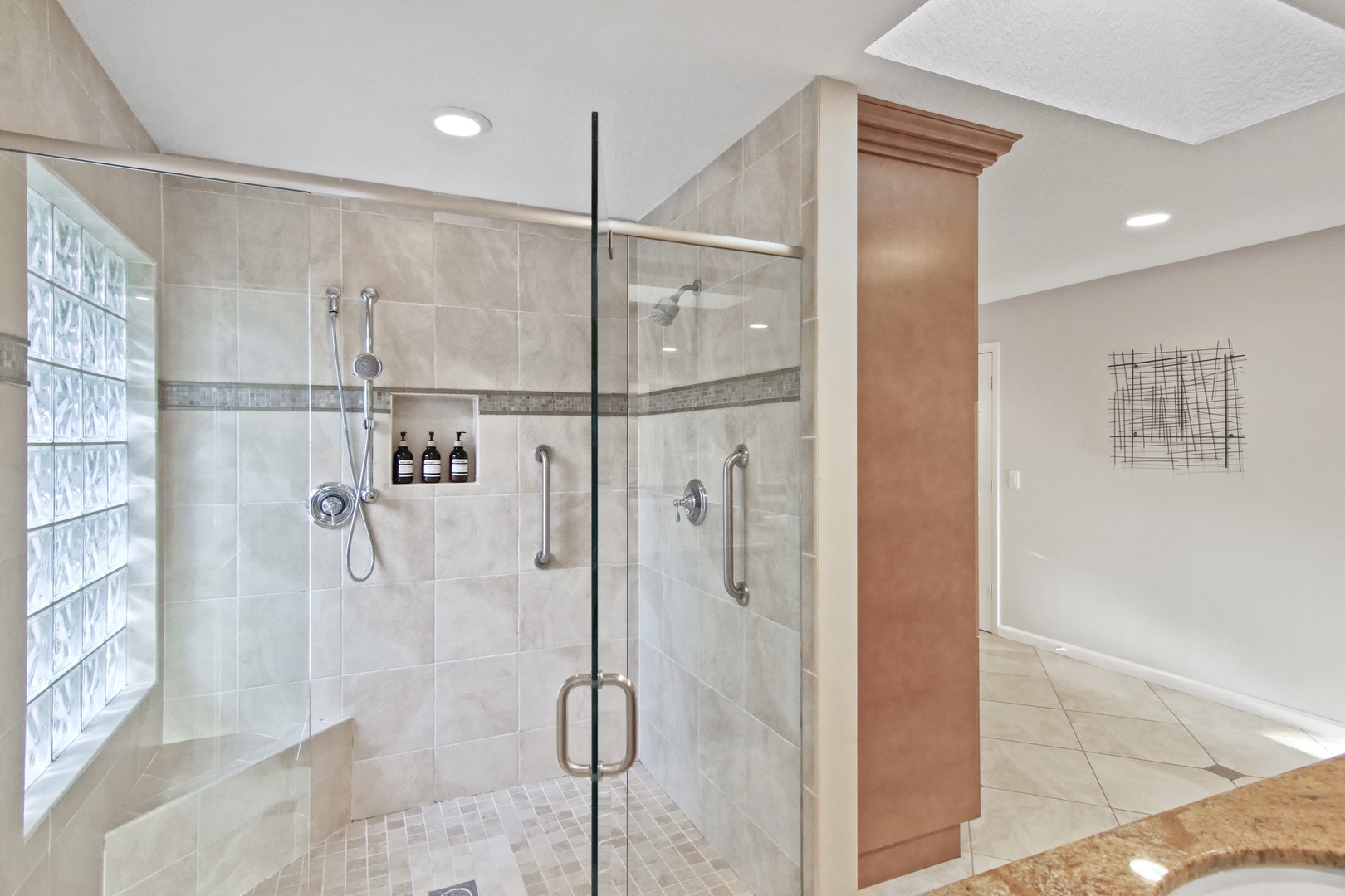 Bathroom #1 with Shower Attached to Bedroom #1