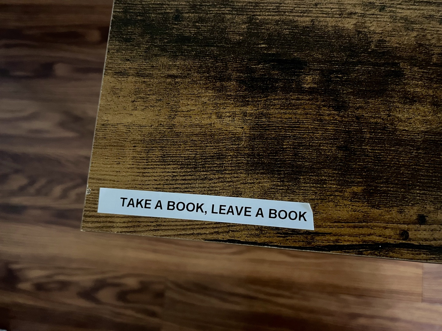 Take a book, leave a book