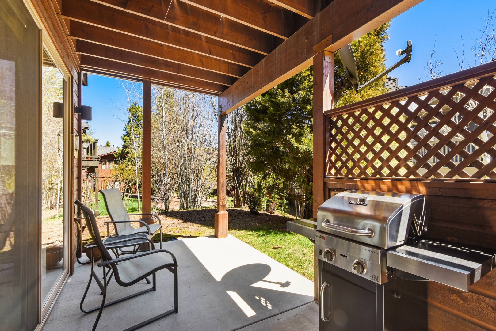 Patio with Propane Grill