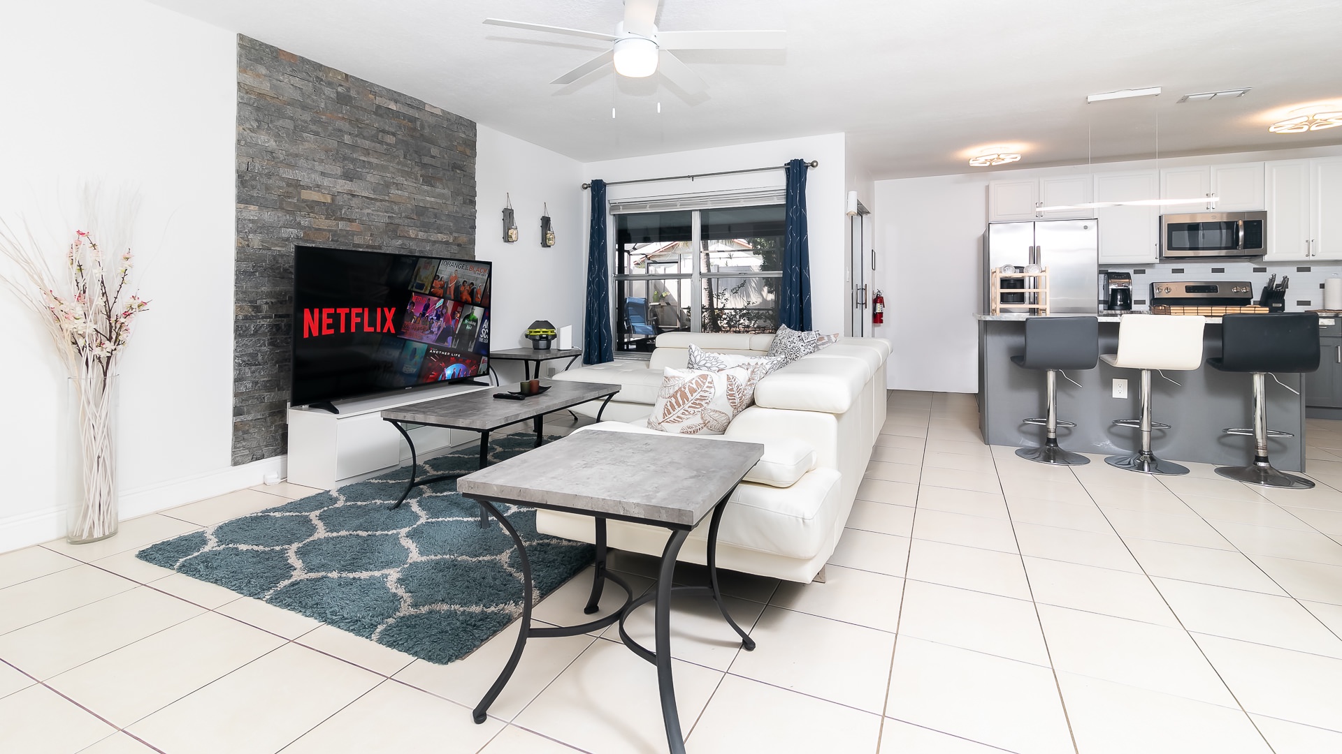 Open floor concept